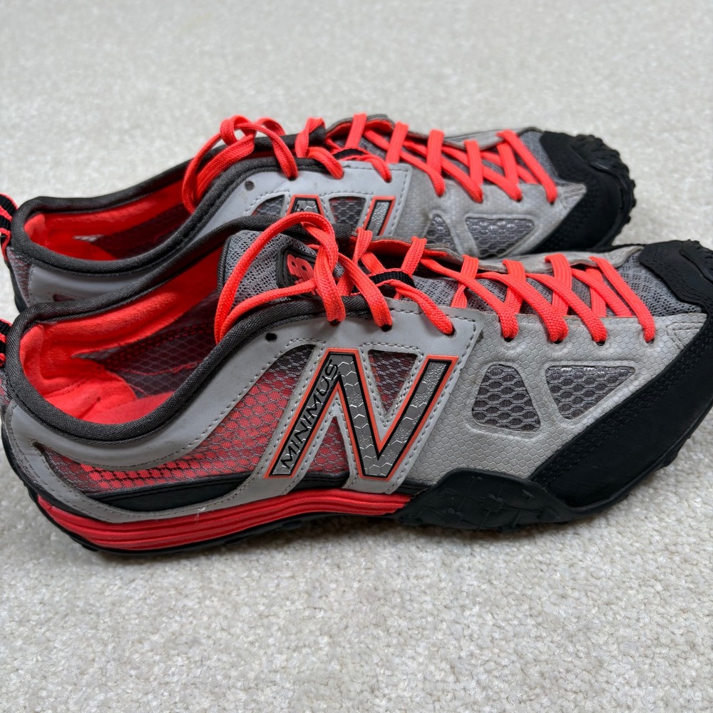 New Balance Minimus WX007CS Womens 9.5 D Grey Red Black Cross Training Shoes